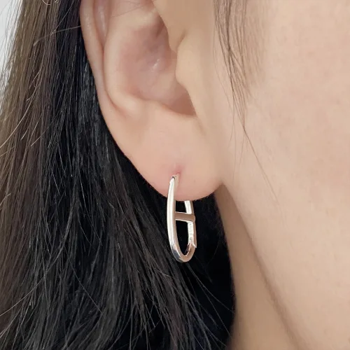 H주얼리 실버925 샹달 버티컬 순은 원터치