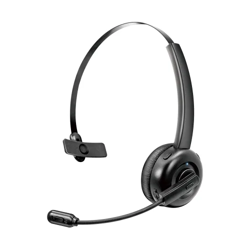 코시 노이즈 캔슬링 모노 블루투스 헤드셋, HS3520BT, 블랙, 25시간, 블랙, HS3520BT