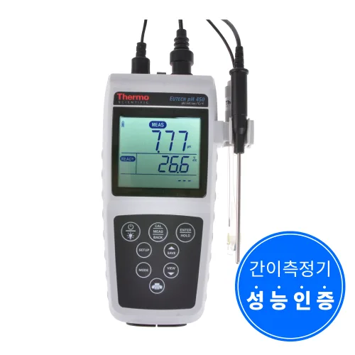 pH 450 휴대용 pH측정기, 1개