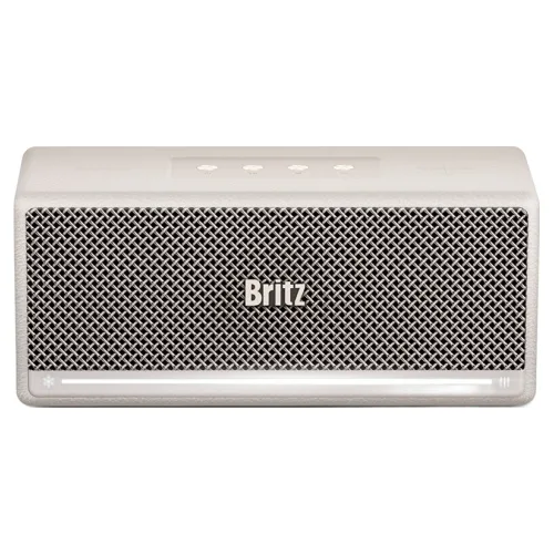 브리츠 플러스 블루투스 스피커, BZ-GBUTTON, 베이지