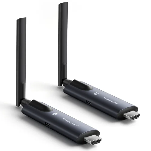 Lemorele 5G 200M 무선 HDMI 송신기 수신기 회의 화면 공유 오디오 송신기 노트북 TV 프로젝터 모니터 용, R1000