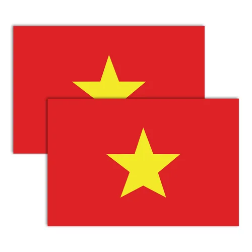 긱베어 세계 한국 미국 일본 베트남 자동차 자석 스티커 나라별 국기 마그넷 (2매입), 1세트, 08.베트남 (스티커)