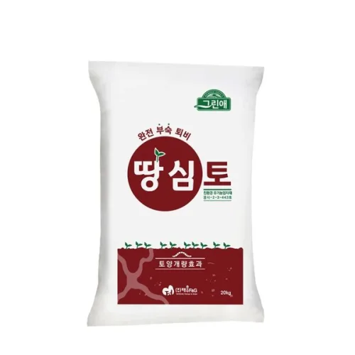 자재스토어 땅심토 20kg 냄새가전혀없는 완전부숙 퇴비 부숙 완숙 밑거름 화분 비료 부숙 완숙 발효 계분 돈분 밑거름, 20kg, 1개