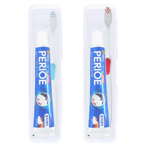 휴대용 페리오 치약칫솔 케이스 2세트