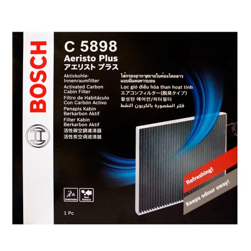 보쉬 활성탄 에어컨 캐빈 필터, C5898, 1개