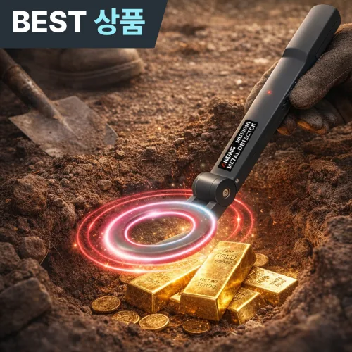 플러클 휴대용 금속탐지기 보물찾기, black, 1개