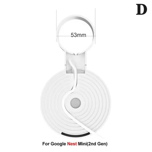 Google Home Mini(1세대)/Nest Mini(2세대) 오디오 벽걸이형 보관 브래킷에 적합한 소켓 유형 벽걸이 브래킷