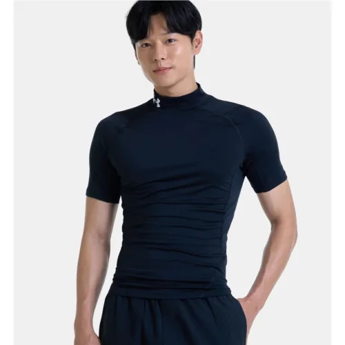 언더아머 남성 HeatGear 컴프레션 모크 머슬핏 기능성 반팔 티셔츠 1372586-001_NC유성점