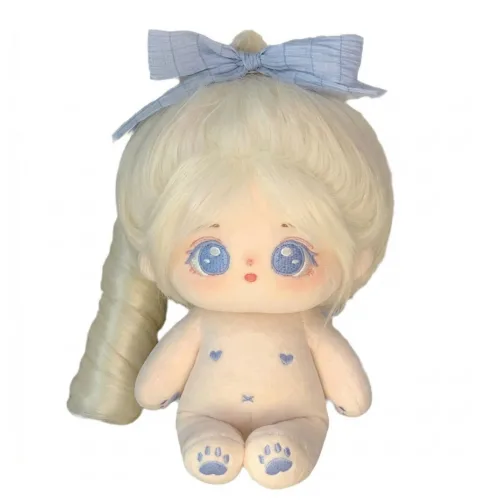 티니숲속 20cm 인형 엘라 아이돌 무속성 솜 인형 유골 뼈깅 솜뭉치, 엘라+가발, 1개, 20cm