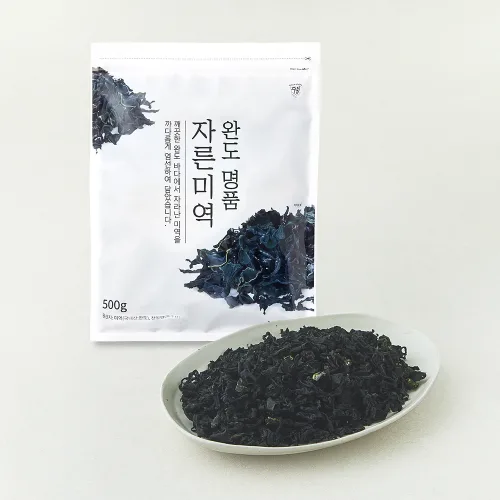 완도 명품 자른미역, 1개, 500g