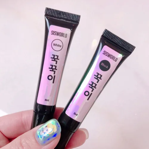 원조 꾹꾹이 메탈플레이트젤 스탬핑젤 스탬프 컬러 젤, 1개, 8g, 블랙