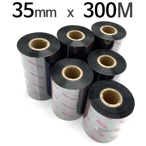 <당일출고>[리코] D110A RRD 케어라벨 전용리본 35mm x 300M (1롤) 공단/나일론 RICOH, 1개, 리코케어리본 35mm x 300M, 단품
