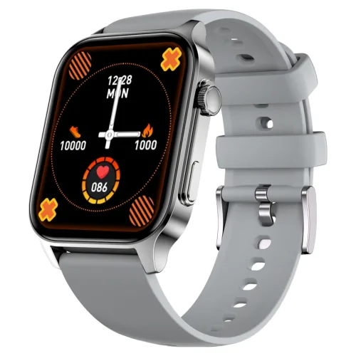 와피크 웨어러블 통화 수신 알림 GPS 운동 블루투스 스마트워치 X5S, 실버, 4.8cm, GPS + 블루투스