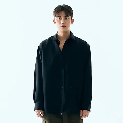 크램프 남성용 빅사이즈클럽 CRAMP 루즈핏 링클 프리 긴팔 셔츠