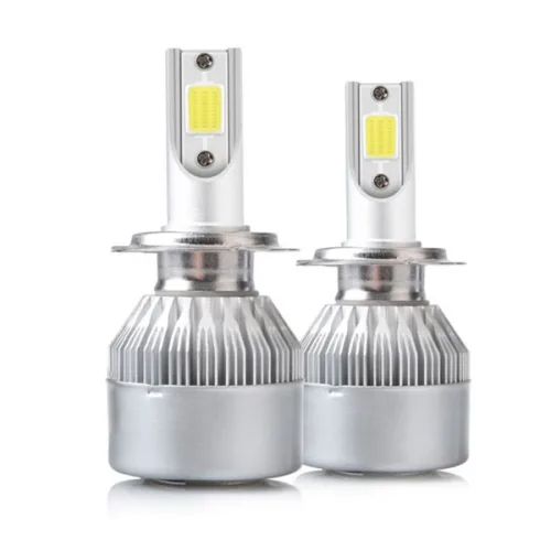 차량용 led 전조등 6000루멘 6000k, H7, 2개
