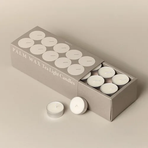 스너그앤코 식물성 천연 팜오일 티라이트 캔들 무향 미니 양초, 무향, 560g, 1개