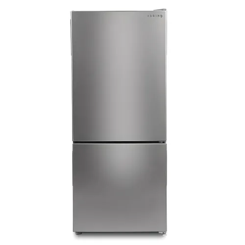 쿠잉전자 메탈 콤비 117L 2도어 냉장고 방문설치, REF-C120S
