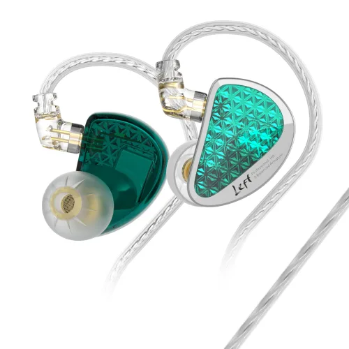 Keephifi KZ AS16 PRO 16 BA 유선 이어폰 프로페셔널 HIFI IEM 인이어 이어폰, 초록색, 노마이크