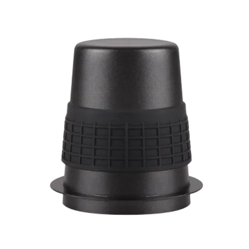 포터필터 라인 도징컵 51 53 58 사이즈 선택 도징툴 탬퍼 분쇄컵, 1개, 블랙 53mm