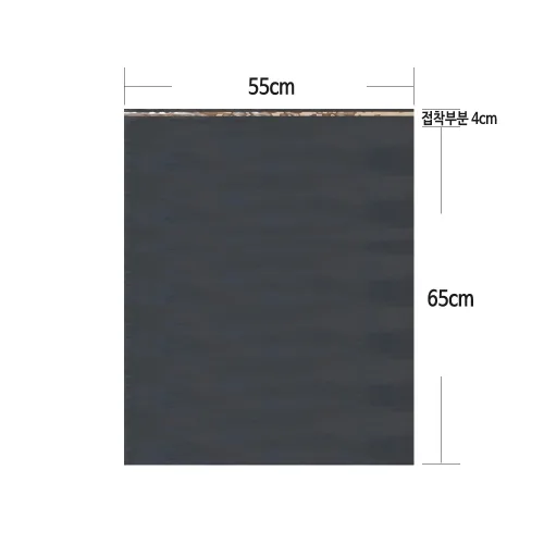 HDPE 택배봉투 그레이 진회색 55*65+4 cm 100장, 1개