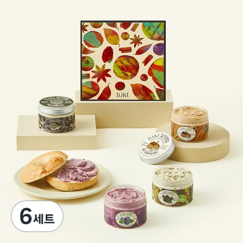[로켓프레시] LUKT 버터 4종 선물세트 350g, 350g, 6세트