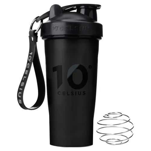 10도씨 블렌딩 쉐이커 보틀 스트랩 + 블렌더 볼, 블랙, 600ml, 1개