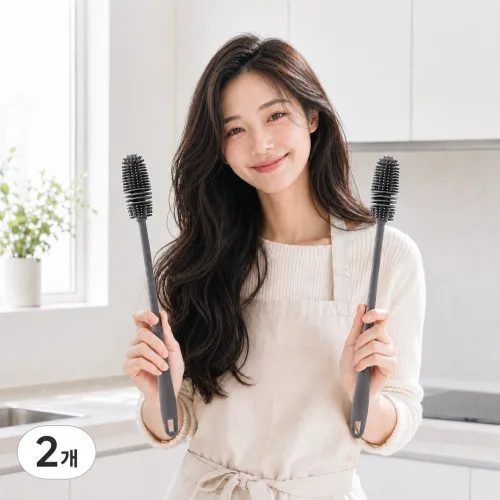 베르슈아 텀블러 컵 물병 실리콘 세척솔