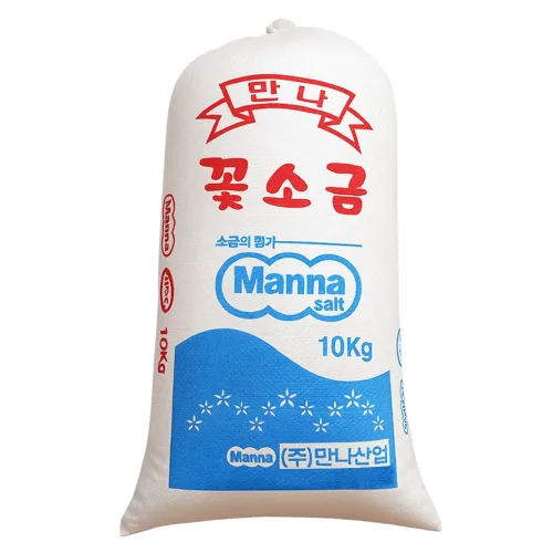 더옹달샘 국내제조로 쓴맛없는 깨끗한 소금 10kg 수입산 재제소금 꽃소금 요리용, 1개, 10kg