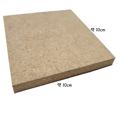 공예야 놀자 목재반제품 MDF 나무판 10*10cm 1봉지 4개입
