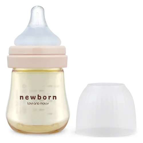 토비앤몰리 유아용 젖병 싱글팩, 핑크, 80ml, 1개