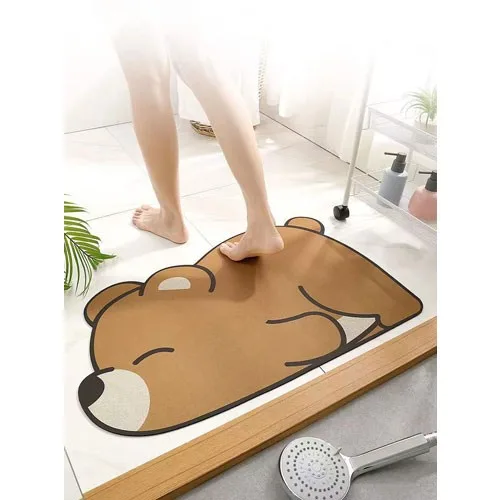 DND 규조토 주방 욕실 현관 미끄럼 방지 워셔블 캐릭터 발매트
