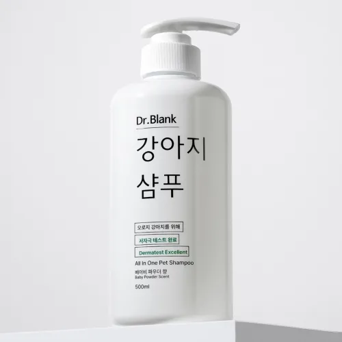 닥터블랭크 저자극 강아지 샴푸 베이비파우더향, 500ml, 1개입, 1개