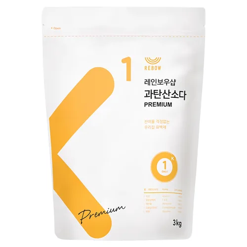 레인보우샵 과탄산소다 프리미엄 산소계 표백제, 3kg, 1개