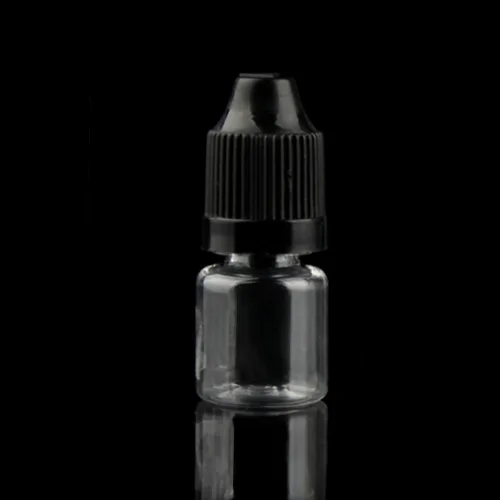공병 - 5ml / 10ml 투명블랙캡 (선택), 50개