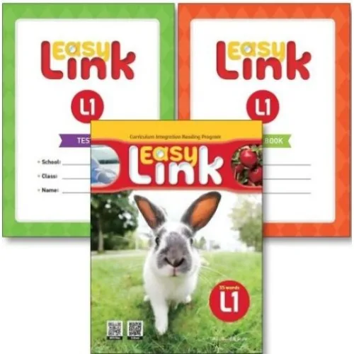 Easy Link 1 세트 (전3권) 교재 + Tests + Word Book, NE_Build & Grow, 초보자