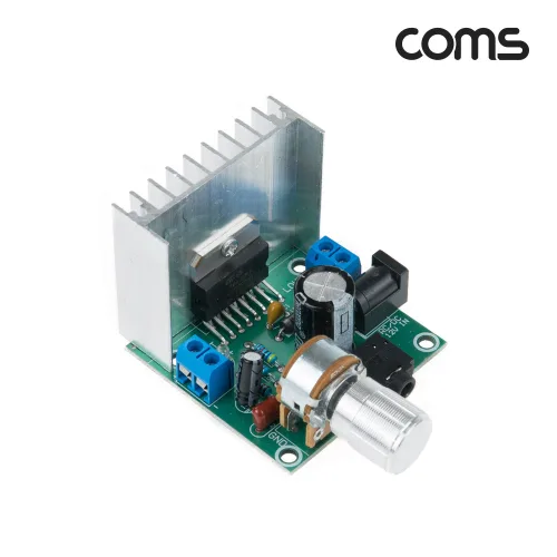 컴스 PCB 사운드 조절기 컨트롤러 스테레오 3.5mm, DC 12V 2A