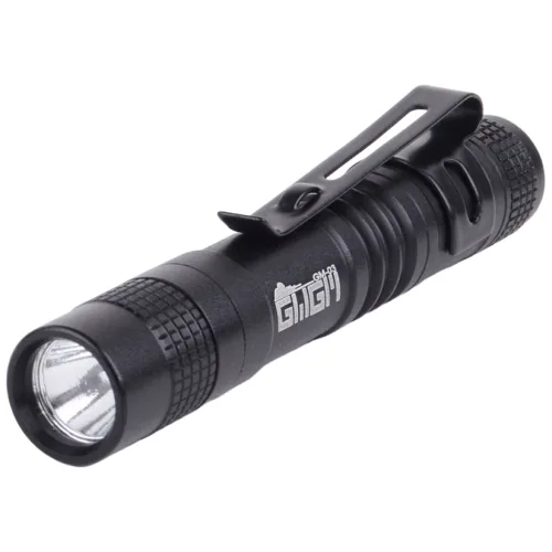지원군몰 [GM-03] BLACK LED 펜라이트 미니 후레쉬 휴대용 비상 손전등 초소형 랜턴, 1개
