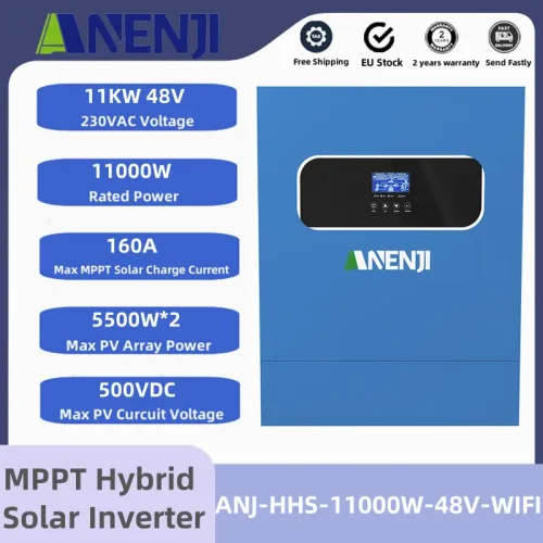 태양광 충전 컨트롤러 내장 MPPT 하이브리드 인버터 온 그리드 오프 그리드 BMS 와이파이 11KW 6.2KW 48V 1