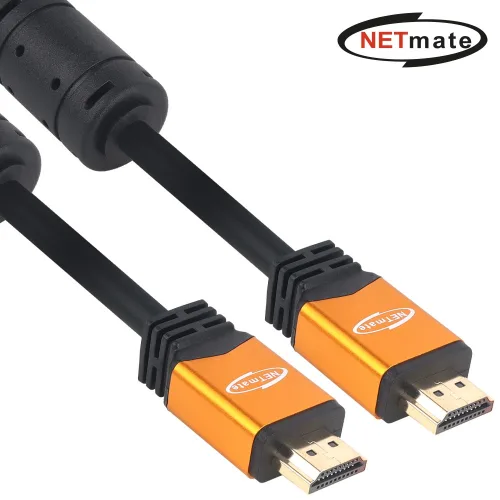 넷메이트 8K 60Hz HDMI 2.0 Gold Metal 케이블 2m NMC-HQ02Z