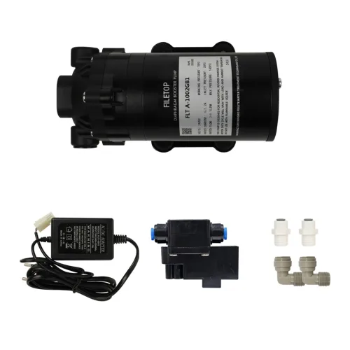 FLT-100G 정수기용 부스터 펌프 단품/세트 DC24V 모터펌프 아답터 압력센서, 1개, FLIT A-1002BBI