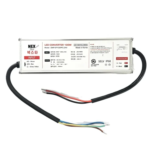 국산 방수 SMPS DC24V 100W EP LED용 컨버터 이파워, 1개