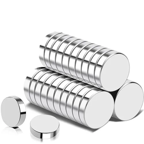 10x3mm 원형 네오디움 블럭자석 자석 초강력 네오디움 자석, 30개, 실버