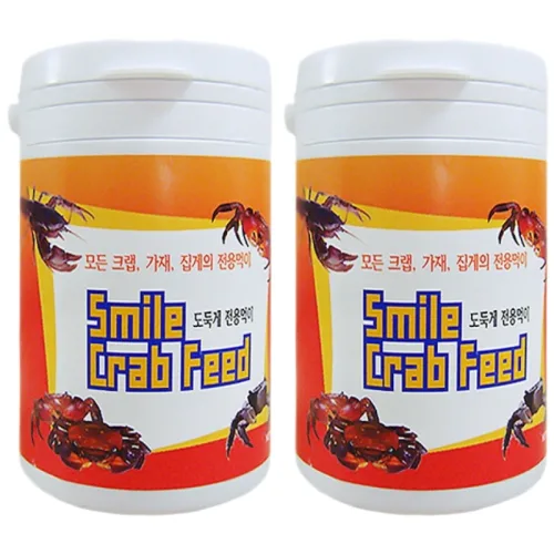 아이사이언스에듀 스마일크랩피드 100g 2개 갑각류 도둑게 소라게 사료, 100g, 2개