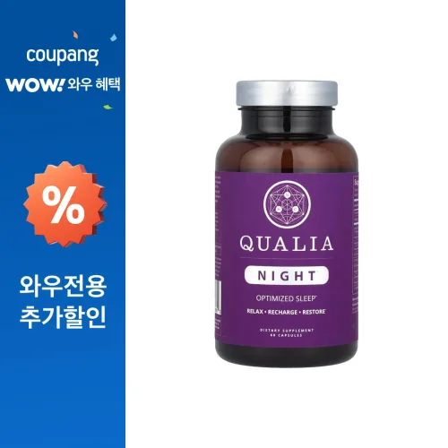 Qualia 나이트 옵티마이즈드 슬립 캡슐, 1개, 60정