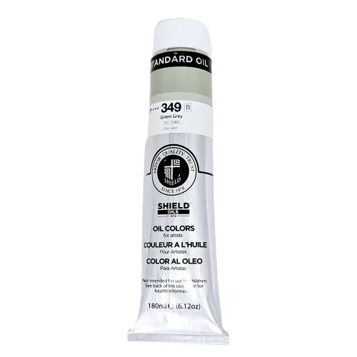 쉴드 스탠다드 유화물감 전문가용 349 GREEN GREY, 180ml