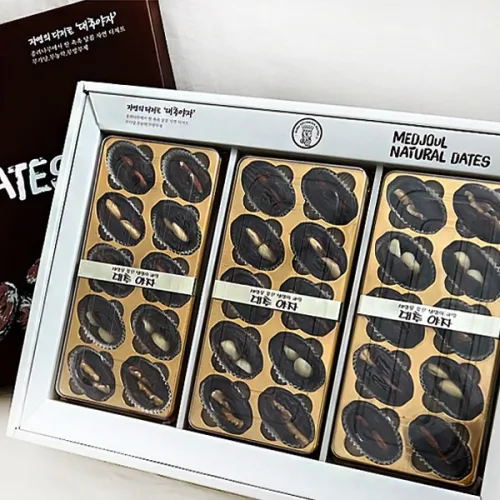 이스라엘산 메드줄 품졸 대추야자 견과 선물세트, 1세트, 700g