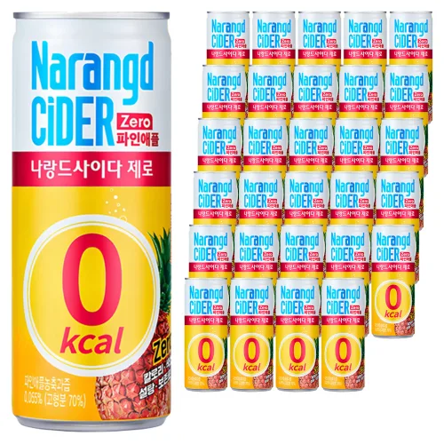 나랑드사이다 제로 파인애플