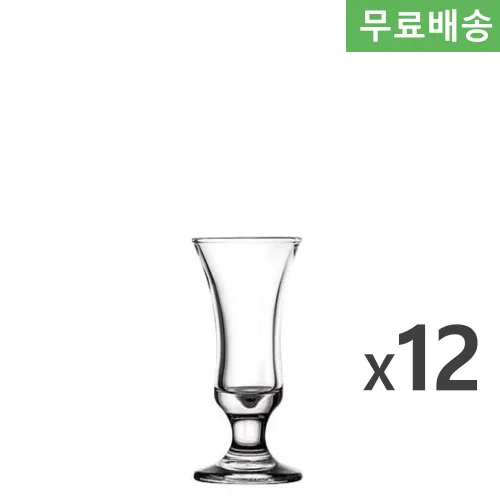 12p BOX 파사바체 보스턴 샷 글라스 28ml 44404 리큐어글라스, 1박스