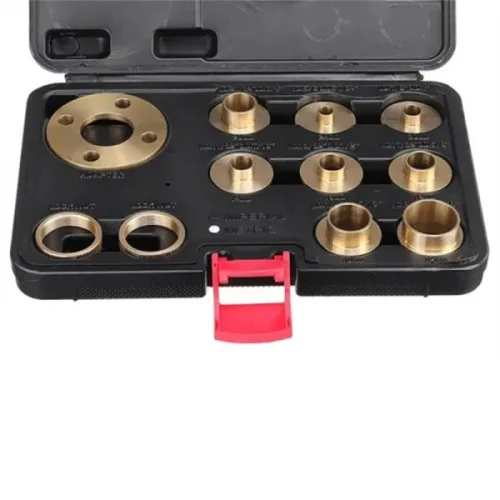 AC88 11개 세트 목공용 라우터 부싱 가이드 10-30mm 구리 재질의 고품질 라우터 가이드 부싱 내구성이 뛰어