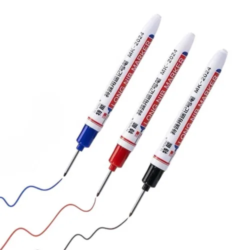공구PXJ 마킹펜 표식 목재 유리 타공 천공 마커 다양한소재 작업용 20mm, 10개, 레드